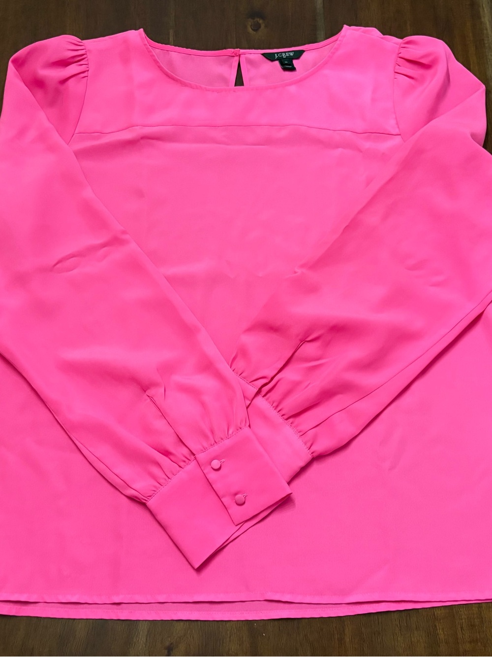 J. Crew Bright Pink Women's Blouse